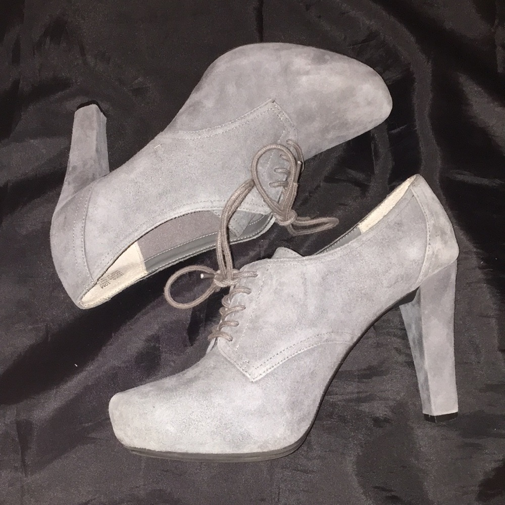 Grey Oxford Heels